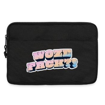 Wow Face Pastell Graffiti Stil - Laptoptasche 13" - Schwarz - Vorne