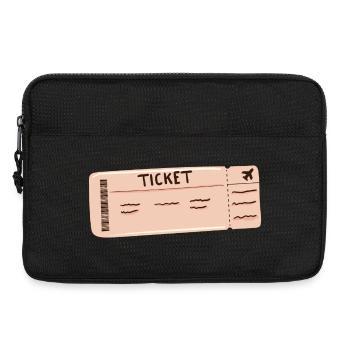die Eintrittskarte Bekleidung für die ganze Familie - Laptoptasche 13" - Schwarz - Vorne