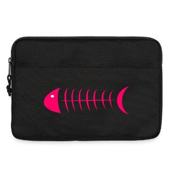 SARDINE. FISH. APRIL FOOL. EASTER. SEA - Laptop bag 13" - black - Front