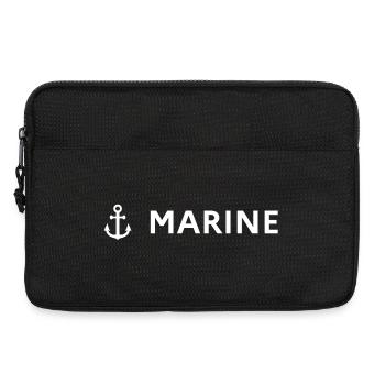 Vêtement Marine – Style Marin - Sacoche pour ordinateur portable 13 pouces - noir - Devant