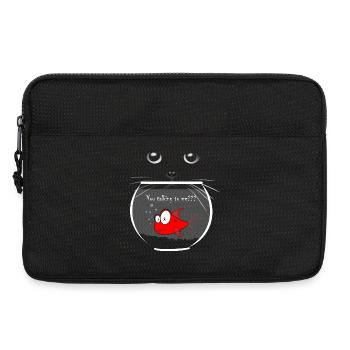 Goldfisch - Laptoptasche 13" - Schwarz - Vorne