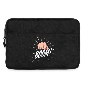 Strip Pop mit weiblicher Faust - Laptoptasche 13" - Schwarz - Vorne