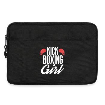 Kickboxing Girl Kickboxen Frauen - Laptoptasche 13" - Schwarz - Vorne