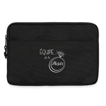 équipe de la mariée - Sacoche pour ordinateur portable 13 pouces - noir - Devant