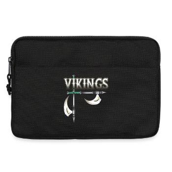 Wikinger Krieger - Laptoptasche 13" - Schwarz - Vorne