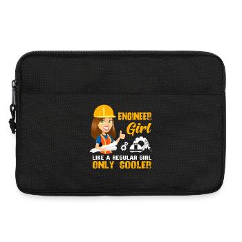 Ingénieur Femmes Dames Drôle - Sacoche pour ordinateur portable 13 pouces - noir - Devant