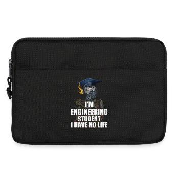 Ingenieur Student - Laptoptasche 13" - Schwarz - Vorne