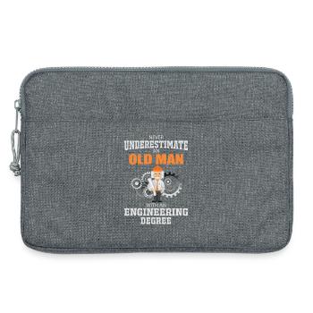 engineer - Laptop bag 13" - heather grey - Front