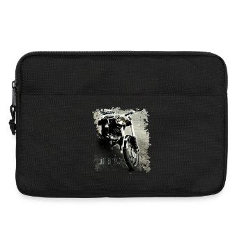 MZ RT 125 Zschopau - Laptoptasche 13" - Schwarz - Vorne