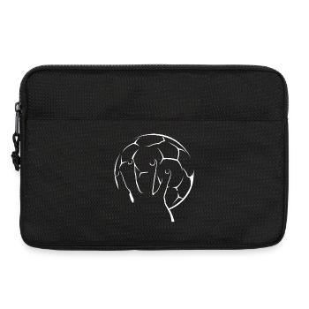 Icône de l’équipe de handball icône icône illustration graphique - Sacoche pour ordinateur portable 13 pouces - noir - Devant