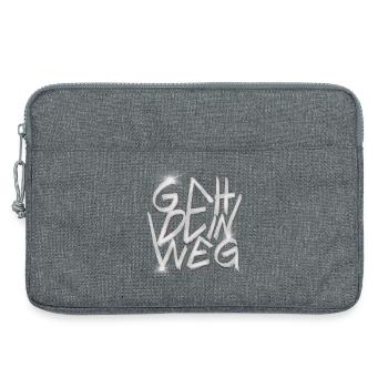 FAIS TON CHEMIN GRAFFITI - Sacoche pour ordinateur portable 13 pouces - gris chiné - Devant