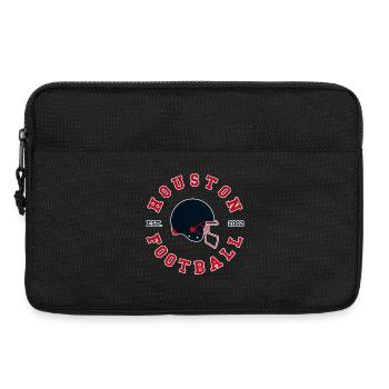 Houston Football Retro Logo - Laptoptasche 13" - Schwarz - Vorne