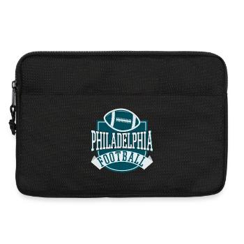 Philadelphia Football Emblem Motif - Laptop bag 13" - black - Front