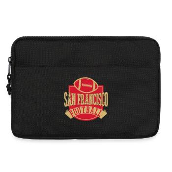 San Francisco Football Vintage Emblem - Laptop bag 13" - black - Front