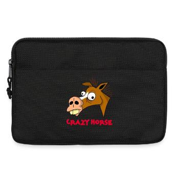 crazy horse - Laptop bag 13" - black - Front