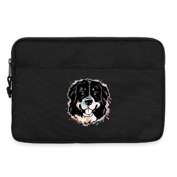 Bernese Mountain Dog - Laptop bag 13" - black - Front