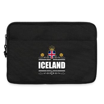 ISLANDE - Sacoche pour ordinateur portable 13 pouces - noir - Devant
