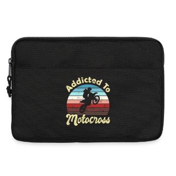 Motocross - Laptoptasche 13" - Schwarz - Vorne
