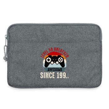 Level-30 Entsperrter Retro-Controller - Laptoptasche 13" - Grau meliert - Vorne