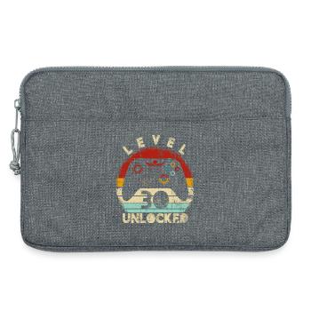 Level Unlocked Controller Retro - Laptop bag 13" - heather grey - Front