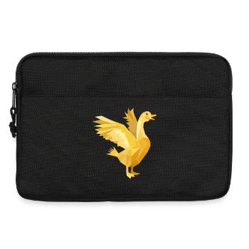 Une poule aux œufs d’or, un symbole riche - Sacoche pour ordinateur portable 13 pouces - noir - Devant