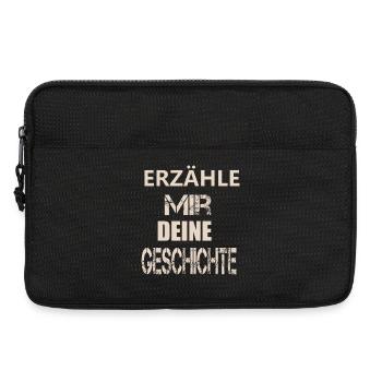 ERZÄHLE MIR DEINE GESCHICHTE - Laptoptasche 13" - Schwarz - Vorne