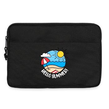 Hello Summer 2 (dunkel) - Laptoptasche 13" - Schwarz - Vorne