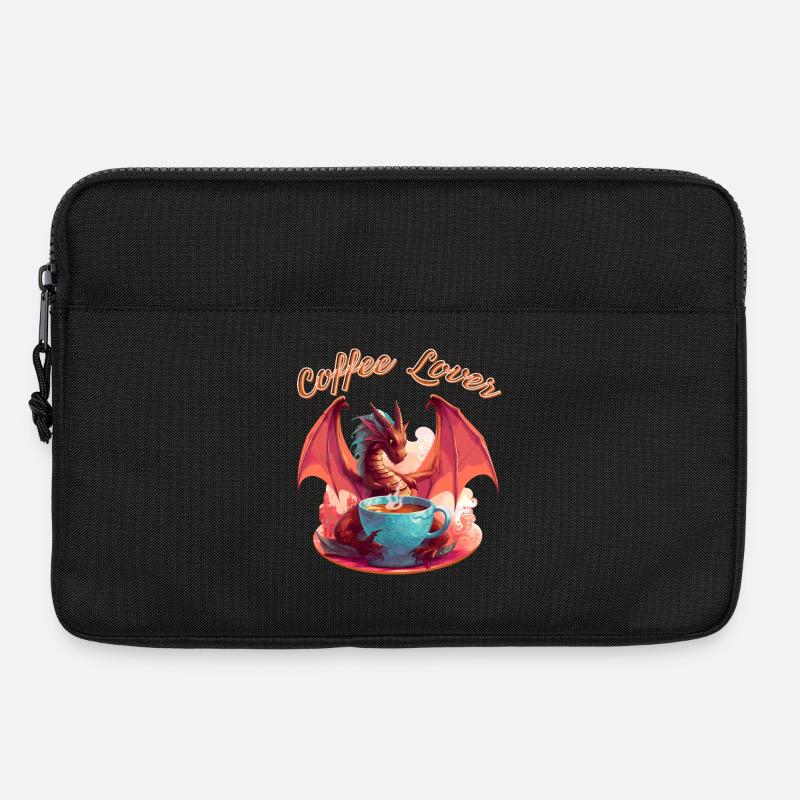 Dragon Coffee Lover - Laptop bag 13" - black