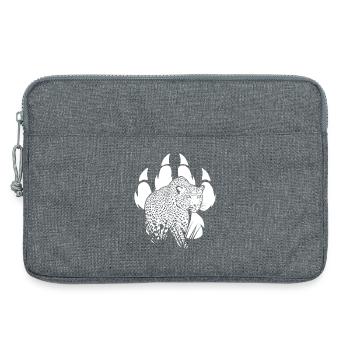 Panther's Paw - Laptop bag 13" - heather grey - Front