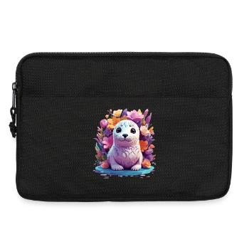 Sceau mignon - Sacoche pour ordinateur portable 13 pouces - noir - Devant