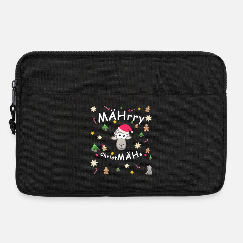 MÄHrry ChristMÄHs, Weihnachten, lustiges Schaf - Laptoptasche 13" - Schwarz
