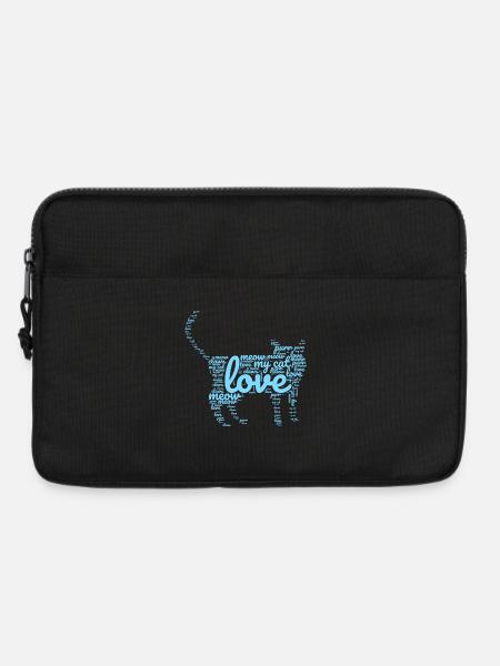 Untertitel für Katzen - Laptoptasche 13" - Schwarz