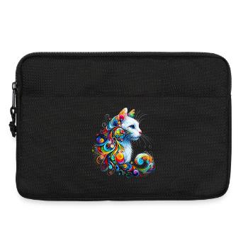 Chat - Sacoche pour ordinateur portable 13 pouces - noir - Devant
