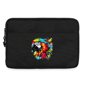 Papagei - Laptoptasche 13" - Schwarz - Vorne