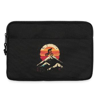 Vélo de montagne Look Vintage - Sacoche pour ordinateur portable 13 pouces - noir - Devant
