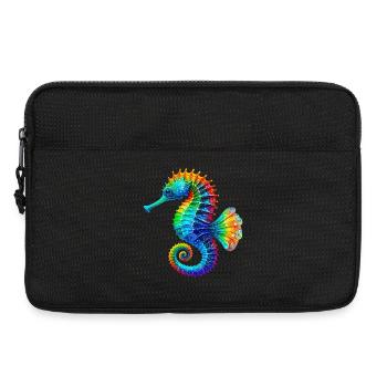 Seepferdchen - Laptoptasche 13" - Schwarz - Vorne