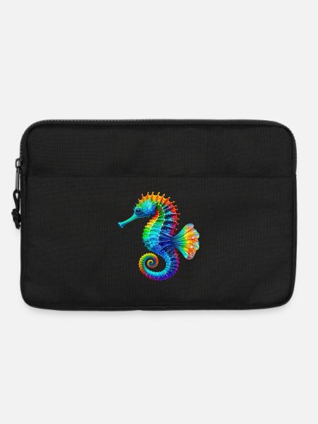 Seepferdchen - Laptoptasche 13" - Schwarz
