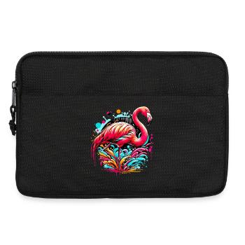 Flamant - Sacoche pour ordinateur portable 13 pouces - noir - Devant