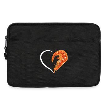 Shrimp Heart Embrace - Laptop bag 13" - black - Front
