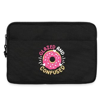 Donuts Donut-Liebhaber - Laptoptasche 13" - Schwarz - Vorne