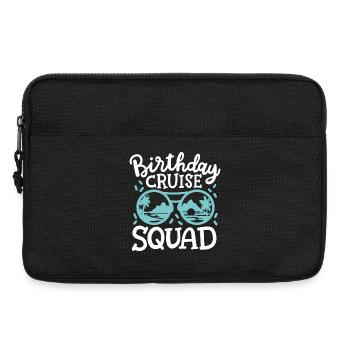 Geburtstags-Kreuzfahrtparty - Laptoptasche 13" - Schwarz - Vorne
