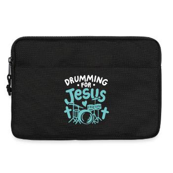 Schlagzeug Christlicher Schlagzeuger - Laptoptasche 13" - Schwarz - Vorne