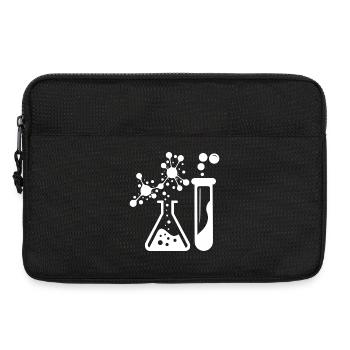 Expérience du laboratoire Silhouette de chimie - Sacoche pour ordinateur portable 13 pouces - noir - Devant