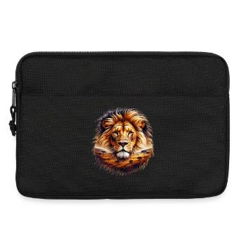 Löwe - Laptoptasche 13" - Schwarz - Vorne