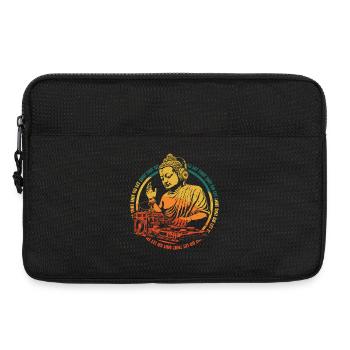 Buddha DJ - Laptoptasche 13" - Schwarz - Vorne