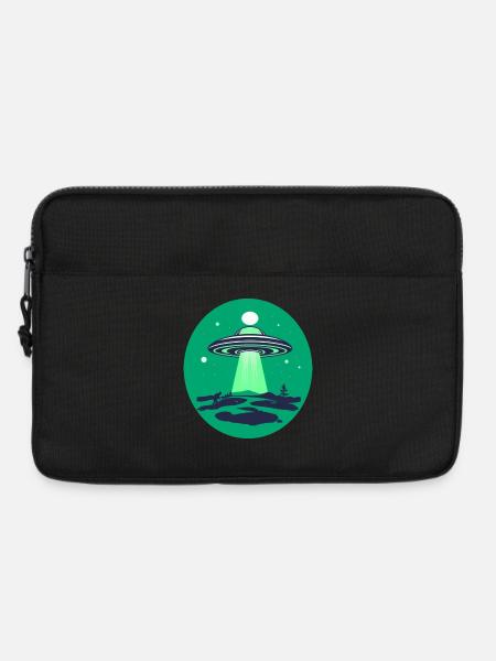 UFO-Besucher - Laptoptasche 13" - Schwarz