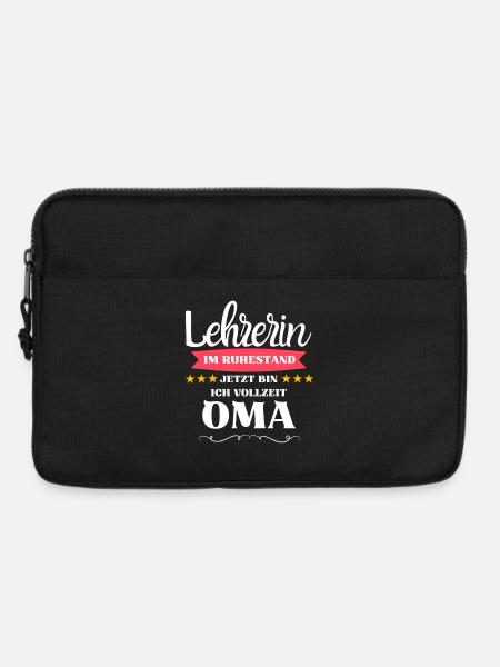 Lehrerin Oma - Laptoptasche 13" - Schwarz