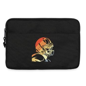 Football américain vintage - Sacoche pour ordinateur portable 13 pouces - noir - Devant