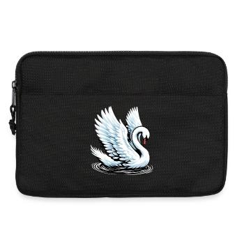Swan - Laptop bag 13" - black - Front