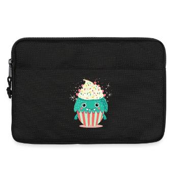 Mignon Cupcake Monster - Mignon et ludique - Sacoche pour ordinateur portable 13 pouces - noir - Devant
